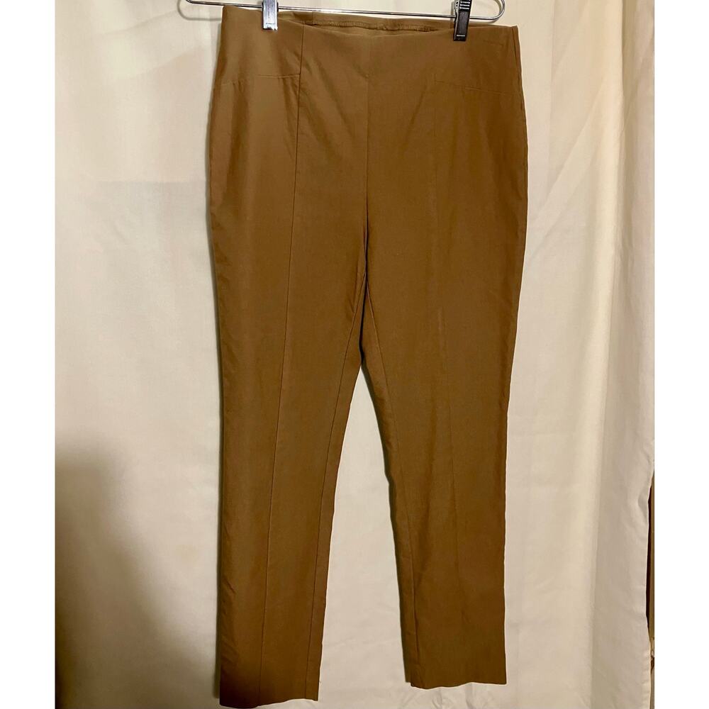 Brown Chico's So Slimming Ankle Pants